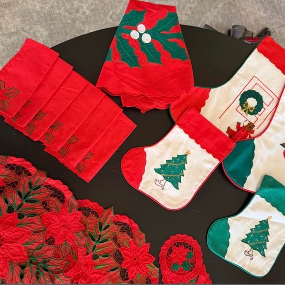 Festive Red Holiday Decor Set - Picture 3 of 8